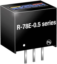 Przetwornica DC/DC, do PCB RECOM R-78E9.0-0.5 R-78E9.0-0.5, SIP-3, 9, 500 mA, 1 szt.