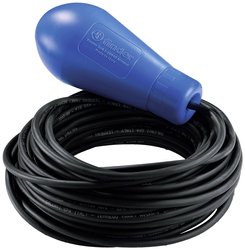 Przełącznik pływakowy do pompowni i wody silnie zanieczyszczonej, 1 zestyk przełączny 10 A, kabla 15 m, kabel polichloroprenowy  Przełącznik pływakowy Finder 72.B1.1.000.1501 1 szt.