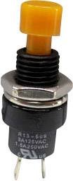 Przycisk TRU COMPONENTS TC-R13-509A-05YL 1587749, 7 mm, 250 V/AC, 1.5 A, 1 szt.