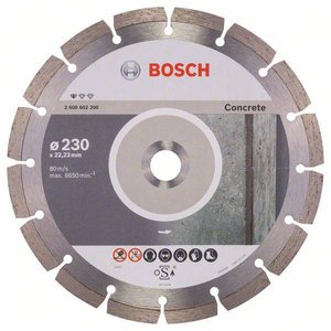 Bosch Accessories  2608602200  Standard for Concrete 230 x 22,23  Tarcza tnąca diamentowa  Średnica 230 mm  Średnica otworu 22.23 mm  beton  1 szt.