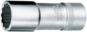 D 19 L 24 - GEDORE - nasadka 1/2'', długi Profil UD 24 mm Nasadka 24 mm Gedore D 19 L 24 6140760  1 szt.