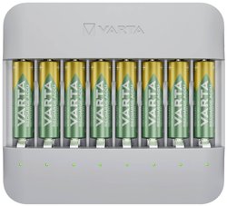 Ładowarka VARTA Eco Multi Recycled 8x AA 2100 mAh, pudełko Ładowarka do akumulatorów Varta Eco Charger Multi NiMH