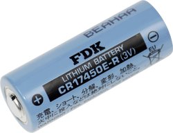 Bateria 17450 FDK, 3 V, 2400 mAh, litowe, Nadaje się do dużych prądów, Możliwa wysoka temperatura, Możliwa niska temperatura, 1 szt.