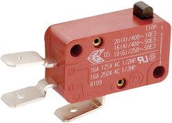 Mikroprzełącznik Marquardt 01006.1011-01 01006.1011-01, 1 zestyk przełączny, 1 x wł/(wł), 400 V/AC, 10 A, 1 szt.