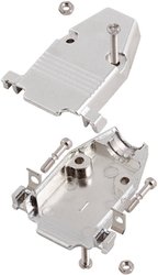 Obudowa złącza D-SUB encitech CCOV09ME 2360-0106-01, odlew cynkowy, 180 °, 1 szt.