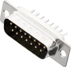 Listwa męska D-Sub 180 ° Ilość styków: 15 lutowane MH Connectors MHDD15-M-T-B-S 1 szt.