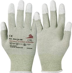 KCL Camapur Comfort Antistatik 624-8 Poliamid Rękawice robocze Rozmiar rękawic: 8, M EN 16350:2014-07   CAT II 1 par(a)