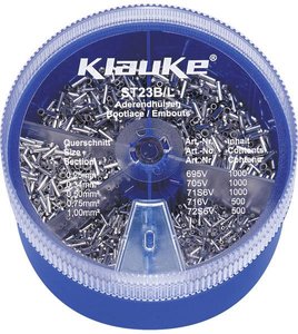 Zestaw końcówek rurkowych Klauke ST23B, 0.25 mm² - 6 mm², 4000 Teile