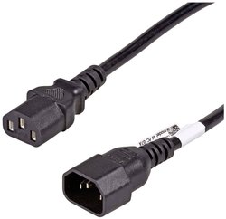 Kabel Akyga AK-PC-07A [1x złącze żeńskie IEC C13 - 1x złącze męskie IEC C14] 3.00 m