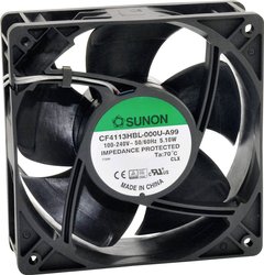 Wentylator osiowy Sunon CF4113LBL-000U-A99, 230 V/AC, 109.22 m³/h, (D x S x W) 120 x 120 x 38 mm