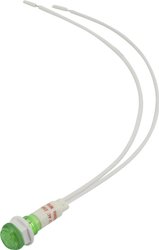 Standardowa lampa sygnałowa z żarówką TRU COMPONENTS TC-6648784 10 mm 230 - 230 V/AC zielony 1 szt.