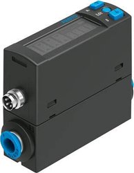 Czujnik przepływu FESTO SFAH-0.1U-Q4S-PNLK-PNVBA-M8 8058462, 22 - 26 V/DC, 1 szt.