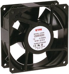 Wentylator osiowy Ecofit 125XR0182000, 115 V/AC, 2640 l/min, (D x S x W) 119 x 119 x 38.9 mm