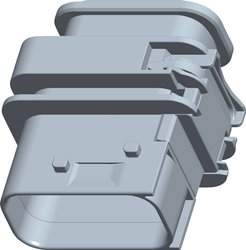 Obudowa złącza pin żeńskiego na PCB TE Connectivity HDSCS, MCP 1-1564522-1, automotive, piny: 8, 1 szt.