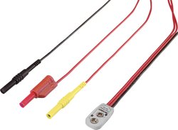 Adapter pomiarowy MB-703 typu ''I'' dla baterii blokowej 9V Adapter pomiarowy VOLTCRAFT MB-703 1 szt.