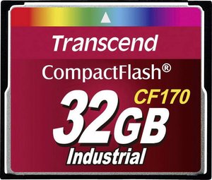 Karta pamięci CF Transcend TS32GCF170, 32 GB, 90 MB/s / 61 MB/s