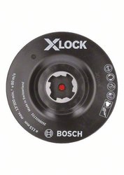 Tarcza nośna X-LOCK, z zapięciem na rzep 115 mm Bosch Accessories 2608601721