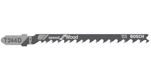 Brzeszczot do wyrzynarki T 244 D, Speed for Wood, Zestaw 5 szt. Bosch Accessories  2608630058 5 szt.