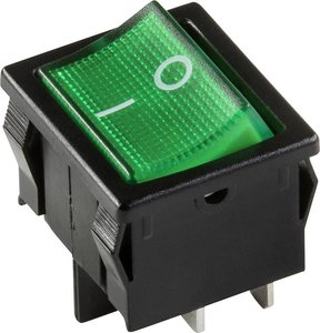 Przełącznik interBär 3628-250.22, 250 V/AC, 10 A, 1 x wył/wł, zatrzask, 1 szt.