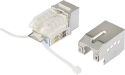 Moduł do zabudowy Renkforce RJ45 Keystone Cat Moduł RJ45 Keystone CAT 6A Renkforce KS10