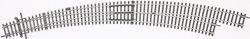 Rozjazd łukowy lewy Roco 42477, 2,1 x 826,4 mm, 30°, R9/R10, skala H0