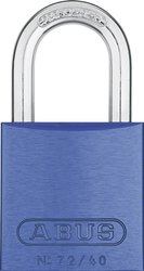 Kłódka aluminiowa Abus ABVS46772, 39x74x19 mm, niebieska