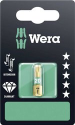 Bit Torx T 20 Wera 867/1 BDC SB SiS 05134376001 D 6.3 1 szt.