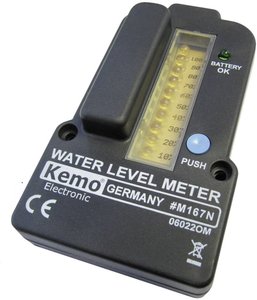 Wskaźnik poziomu wody Kemo M167N, 10 diod LED, 3 V/DC