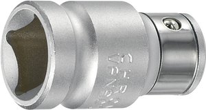 Przejściówka Toolcraft, 10 mm szcześciokąt/ 12,5 mm czterokt