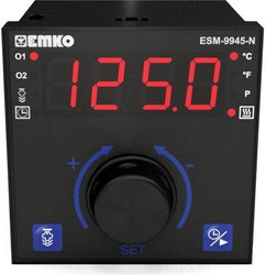 Termostat Emko ESM-9945-N.2.20.0.1/01.01/1.0.0.0 Pt100, J, K, R, S -200 do 1700 °C Przekaźnik 7 A, Przekaźnik 5 A (D x S x W) 96 x 96 x 96 mm