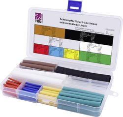 Zestaw rurek termokurczliwych TRU COMPONENTS T1807CA005, 3:1, 118 Teile