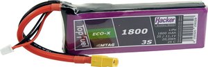 Pakiet akumulatorów (LiPo)  1800 mAh  Hacker