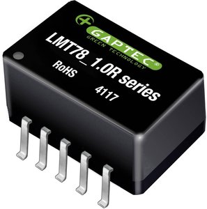 Przetwornica DC/DC, SMD Gaptec LMT78_03-1.0R 10070852, SMD-10, 3.3 W, 3.3 V/DC, 1 A, 1 szt.