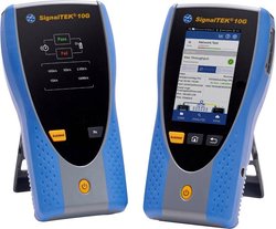 Tester Ethernet SignalTEK 10G NT do kwalifikacji pasywnych i pasywnych Aktywna miedziana przekracza 10 Gbit Tester sieci Trend Networks SignalTEK 10G NT R157002, identyfikacja