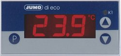 Termostat Jumo di eco Pt100, Pt1000, KTY2X-6 -200 do +600 °C Przekaźnikowe 10 A (D x S x W) 56 x 76 x 36 mm