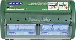 Dozownik plastrów Salvequick Niebieski wykrywalny Dozownik plastrów Salvequick blue detectable