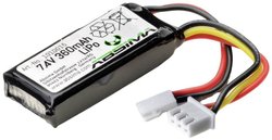 Dodatkowa bateria litowo-polimerowa do serii Absima 1:24 Micro Crawler Pakiet akumulatorów (LiPo) Absima 1010015 7.4 V 360 mAh