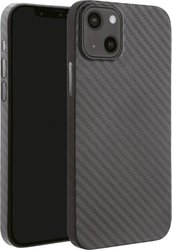 Vivanco Pure Futerał backcase Apple iPhone 13 Mini karbonowy Ładowarka indukcyjna, Odporny na wstrząsy