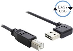 Kabel USB Delock, USB 2.0, Złącze męskie USB-A, Złącze męskie USB-B, 2.00 m