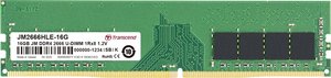 Transcend JetRAM Pamięć robocza do PC - moduł  DDR4 16 GB 1 x 16 GB Non-ECC 2666 MHz 288 pin DIMM CL19 JM2666HLE-16G