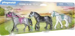 3 konie: fryzyjskie, knabstruperskie i andaluzyjskie Playmobil 70999 1 szt.