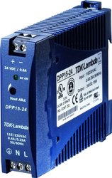 Zasilacz na szynę DIN TDK-Lambda DPP15-24, 24 V/DC, 0.63 A, 15 W