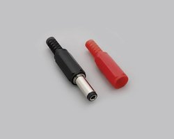 Złącze męskie niskonapięciowe BKL Electronic 075243 złącze męskie proste 5.50 mm 2.50 mm 1 zest.