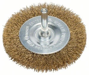 Szczotka tarczowa, 75 mm, 0,2 mm, 4500 U/ min, 10 mm, mosiądzowana Bosch Accessories N/A N/A  2608622009 1 szt.