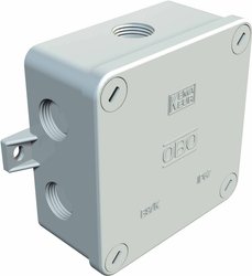Puszka instalacyjna OBO Bettermann B 9 K 2001934, 84 mm x 84 mm x 34 mm, 1 szt.