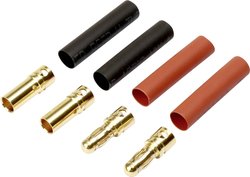 Złącze męskie akumulatora 3,5 mm Reely RE-6702306 pozłacane 2 par(a)