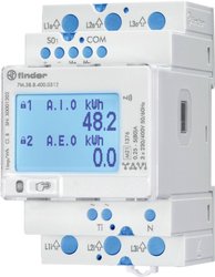 #####Zweirichtungs-Hutschienenzähler Finder 7M3884000312