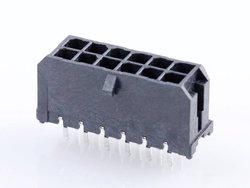 Listwa kołkowa, męska, do wbudowania, standardowa Molex MOL Power & Signal Sol. 430451212, piny: 12, 8.5 A, 1 szt.