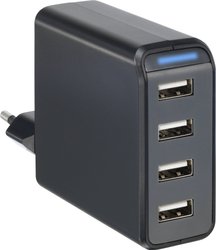 VOLTCRAFT SPAS-4800/4-N Ładowarka USB gniazdo Maksymalne natężenie wyjściowe 4800 mA 4 x USB