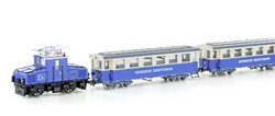 Lokomotywa H0m Zugspitzbahn z 2 wagonami osobowymi Pociąg osobowy H0m Hobbytrain  H43105